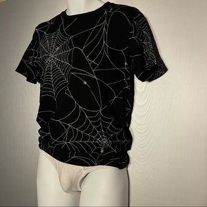 Forever 21 spiderweb T-shirt